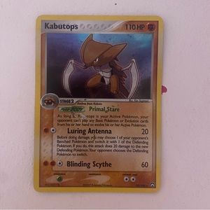 Pokémon trading Cards Kabutops
